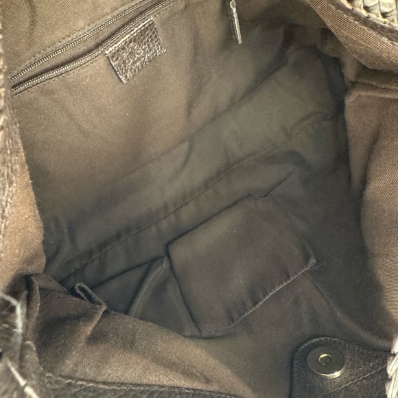 EUC Gucci Marrakech dark brown leather shoulder bag - Picture 8 of 12